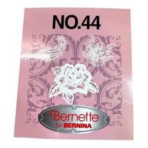 Bernette For Bernina No.44 Embroidery Design Set With Floral & Paisley Patterns